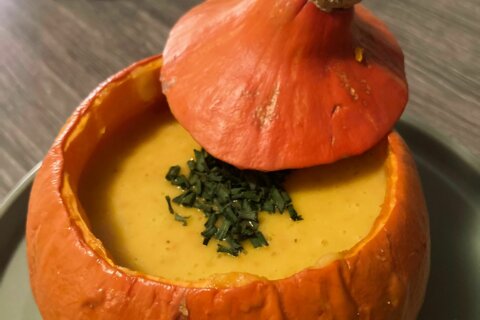 Velouté de potimarron aux saveurs asiatiques