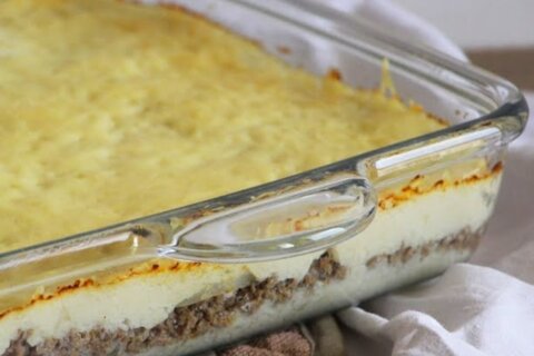 Hachis parmentier au chou
