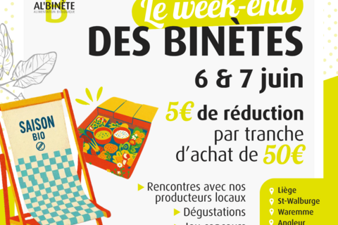 Le Week-End des Binètes, un rendez-vous incontournable !